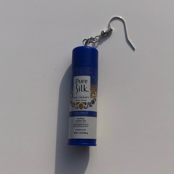 Mini Brands Pure Silk Shaving Cream Earrings 🔍 - Picture 2 of 3